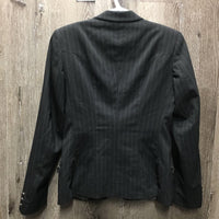 Show Jacket, zipper pockets *gc, mnr hair, dirt?stains, bubbled interfacing, older?
