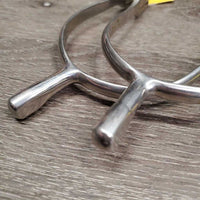 Pr Blunt End Spurs *gc, clean & dirt/residue, scratches, rubs