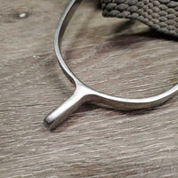 1 ONLY Light Hammerhead Spur, Wide Braided Nylon Spur Strap *gc/fair, dirty, bent & widened, fraying end