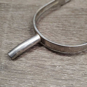 1 ONLY Dressage Spur *gc, dirty, scratched, dull, widened