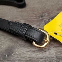 Thick Leather Curb Reins *vgc/xc, clean, mnr rubs, broken/torn keeper