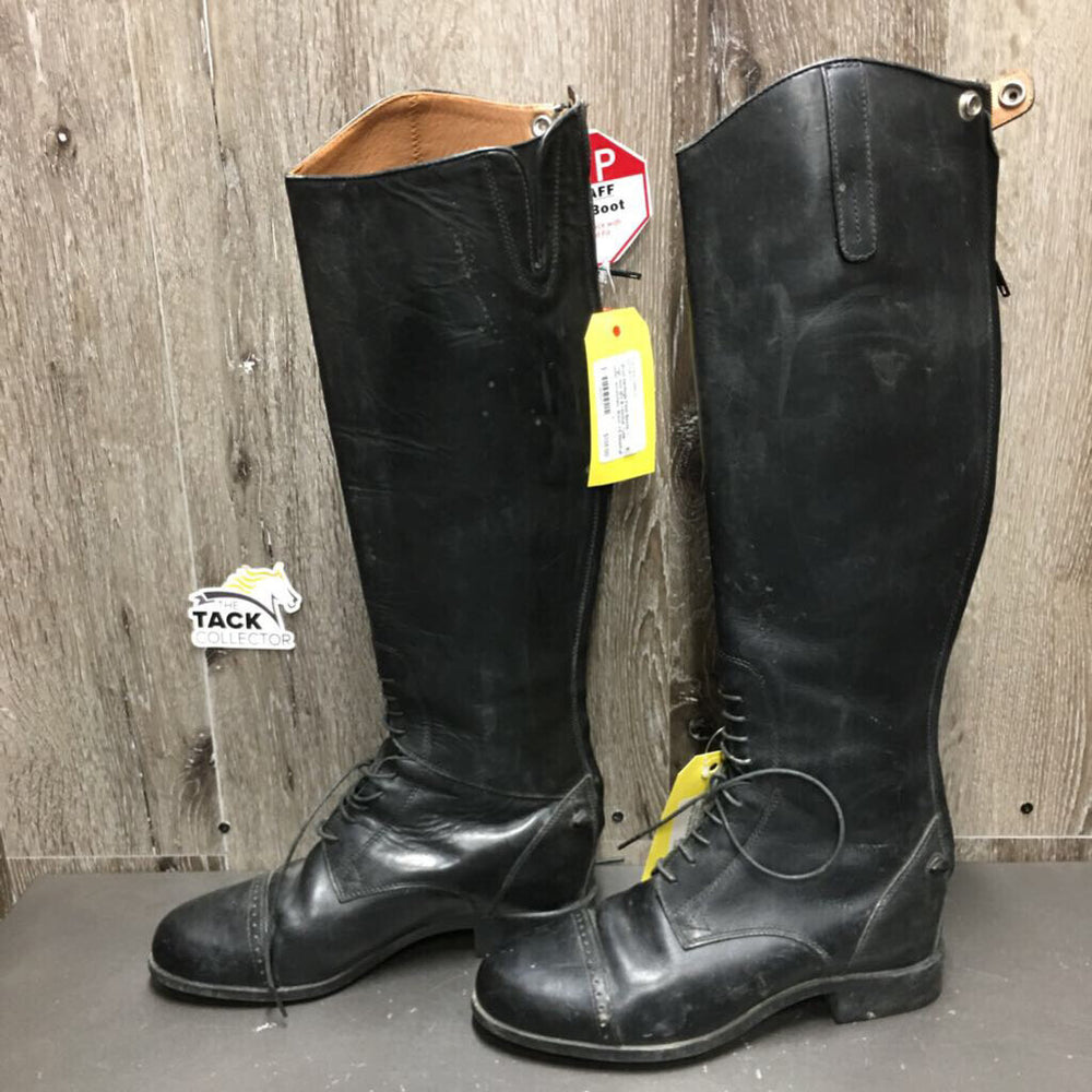 Field Boots, Zippers *vgc, mnr dirt & residue, faded, older, scratches