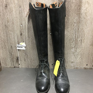 Field Boots, Zippers *vgc, mnr dirt & residue, faded, older, scratches