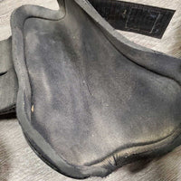 Pr Open Front Boots *gc, 1 squished, dirty, scuffs, scratches, older