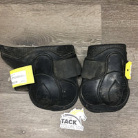 Tall Neoprene Hind Boots, velcro *gc, dirty, rubs, scratches

