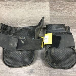 Tall Neoprene Hind Boots, velcro *gc, dirty, rubs, scratches