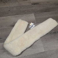 Sheepskin Fleece Girth Cover *vgc, clean, mnr stiff, hairy, clumps & stains
