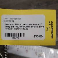 Thin CorkScrew Hunter D Ring Bit *xc, clean, mnr scuffs
