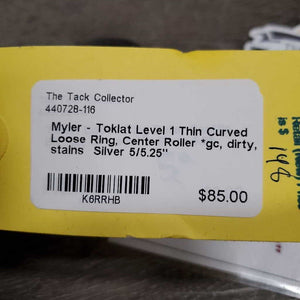 Level 1 Thin Curved Loose Ring Bit, Center Roller *gc, dirty, stains