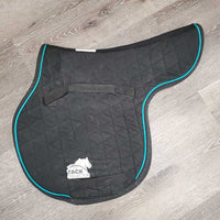 Classics III Quilt Fitted Hunter Saddle Pad, 1x piping *gc, rubs, dirt, stains, dingy underside, fuzzies, mnr fade
