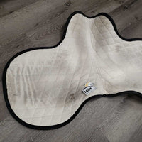 Classics III Quilt Fitted Hunter Saddle Pad, 1x piping *gc, rubs, dirt, stains, dingy underside, fuzzies, mnr fade
