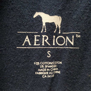 SS Polo Shirt, 1/4 button up *gc/fair, wrinkled, hair, faded, curled colar, edge rubs, stains