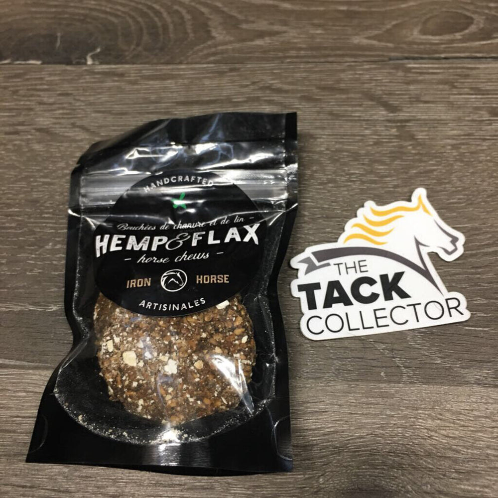 3 Chew - Sample Iron Horse Hemp & Flax Horse Treats, bag *new