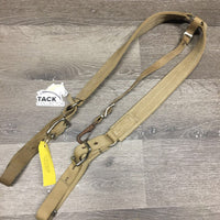 Thick Nylon Breastcollar, snap *gc/fair, snap: v.rusty & stiff, stains, clean, rubs
