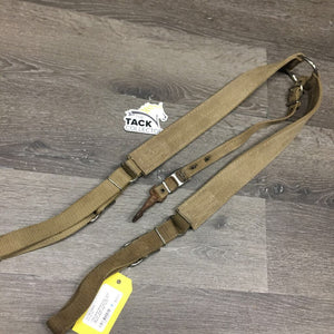 Thick Nylon Breastcollar, snap *gc/fair, snap: v.rusty & stiff, stains, clean, rubs