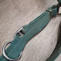 Padded Nylon Grooming Halter *gc/fair, stains, residue, oxidized, padding: cracked, peeling , sticky & chipped
