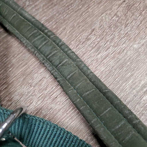 Padded Nylon Grooming Halter *gc/fair, stains, residue, oxidized, padding: cracked, peeling , sticky & chipped