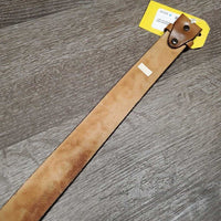 Light Tooled Leather Western Belt *NO Buckle, xc, mnr stains & rubs
