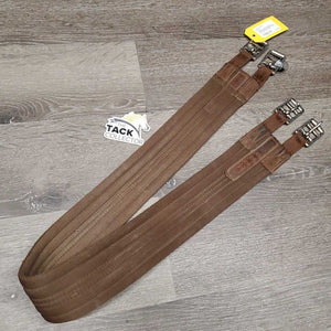 Cotton Web Girth, 1x Roller buckles *gc, older, stains, rubs, tape