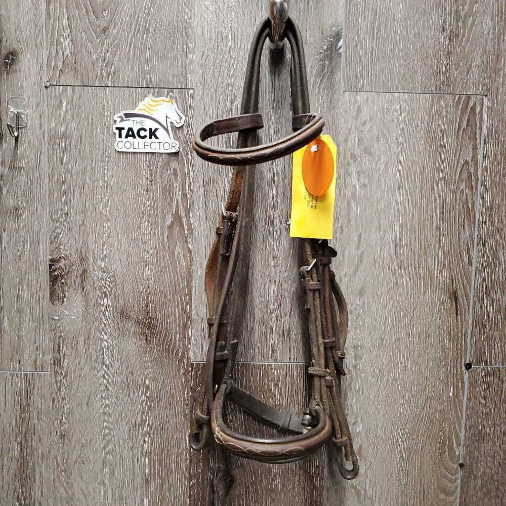 Soft Rsd FS Bridle *gc/fair, v.dirty, scratches, xholes, rubs, loose Nband stitches