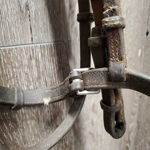 Soft Rsd FS Bridle *gc/fair, v.dirty, scratches, xholes, rubs, loose Nband stitches