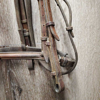 Soft Rsd FS Bridle *gc/fair, v.dirty, scratches, xholes, rubs, loose Nband stitches
