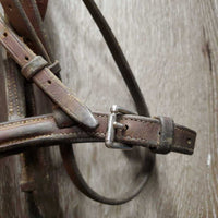Soft Rsd FS Bridle *gc/fair, v.dirty, scratches, xholes, rubs, loose Nband stitches
