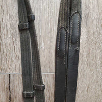 Rsd Bridle, Bling, Wide Cotton Web Reins *gc/fair, missing bling, dirty, scrapes, creases, mnr mismatched, dry, stiff
