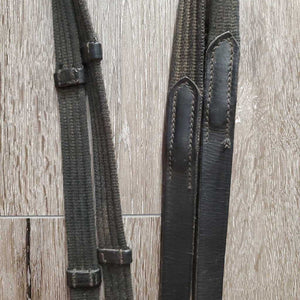Rsd Bridle, Bling, Wide Cotton Web Reins *gc/fair, missing bling, dirty, scrapes, creases, mnr mismatched, dry, stiff
