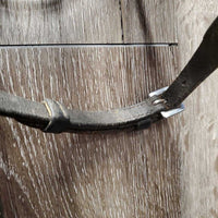 Rsd Bridle, Bling, Wide Cotton Web Reins *gc/fair, missing bling, dirty, scrapes, creases, mnr mismatched, dry, stiff
