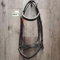 Padded Bridle *gc/fair, dirty, rubs, NO Flash, cut end, xhole, scraped edges, x.tight keepers
