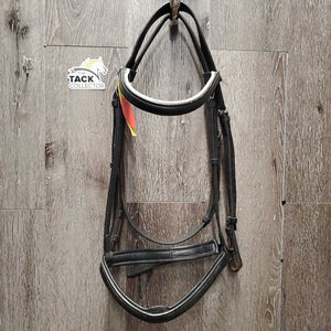Padded Bridle *gc/fair, dirty, rubs, NO Flash, cut end, xhole, scraped edges, x.tight keepers