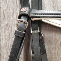 Padded Bridle *gc/fair, dirty, rubs, NO Flash, cut end, xhole, scraped edges, x.tight keepers
