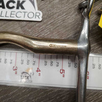 Low Port Weymouth Bit, chain, loose ring lozenge french link bradoon *vgc, clean, stains, scratches
