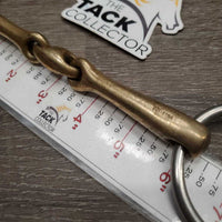 Low Port Weymouth Bit, chain, loose ring lozenge french link bradoon *vgc, clean, stains, scratches
