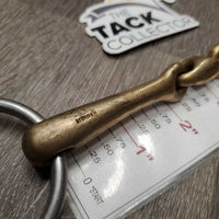 Low Port Weymouth Bit, chain, loose ring lozenge french link bradoon *vgc, clean, stains, scratches
