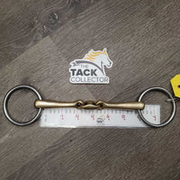 Low Port Weymouth Bit, chain, loose ring lozenge french link bradoon *vgc, clean, stains, scratches
