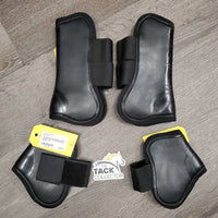 Open Front & Hind Boots, velcro *xc/like new, flattened/squished