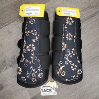 Pr Mesh Closed Boots, velcro *like new
