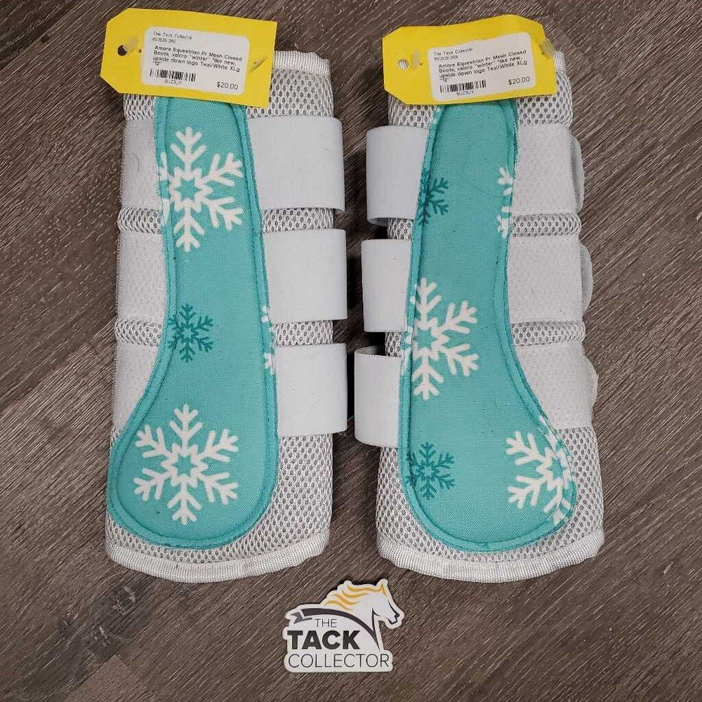 Pr Mesh Closed Boots, velcro 