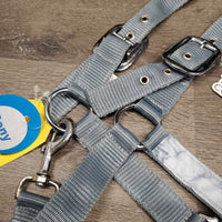 Nylon Halter, Ribbon, snap *like new
