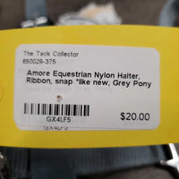 Nylon Halter, Ribbon, snap *like new