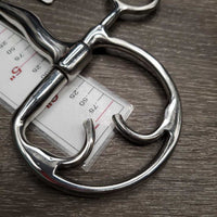 Kimblehook French Link, Center Lozenge Bit, chain *xc/like new, clean, mnr scratches, uneven hooks