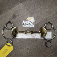 2 Ring French Link Elevator Gag Bit, Wing - No Pinch Bit, Center Lozenge *like newnew?
