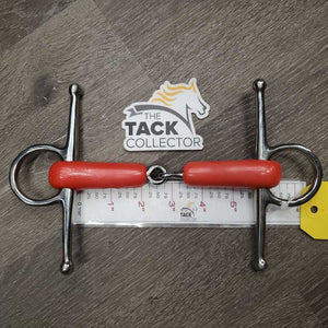 Thick Plastic Full Cheek Snaffle Bit *like new, v.mnr scratches & stains
