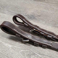 2 Leather Cheek Pieces, buckles *new
