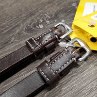 2 Leather Cheek Pieces, buckles *new
