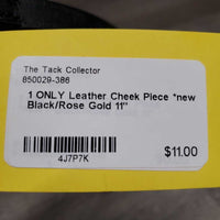 1 ONLY Leather Cheek Piece *new
