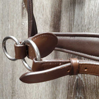 "Pogo" Tooled Western Style Padded Monocrown Side Pull, chin pad *new, tags *No Reins
