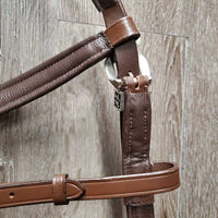 "Pogo" Tooled Western Style Padded Monocrown Side Pull, chin pad *new, tags *No Reins
